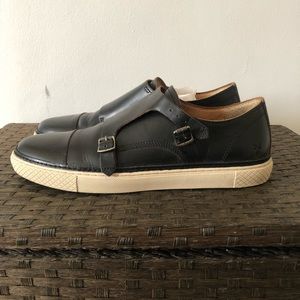Fryes Mens Gate - double monk shoe - size 10.5
